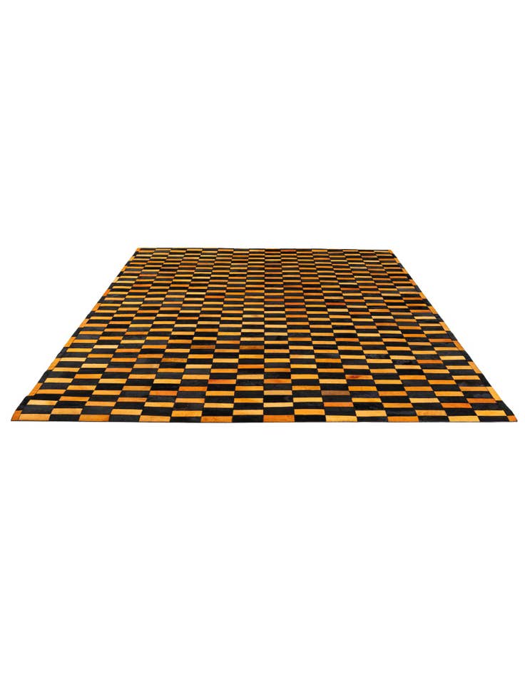 Detail image of 8' 3 x 9' 11 Cowhide - Patchwork Rug