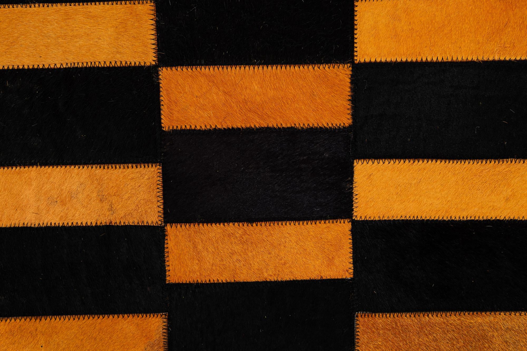 8' 3 x 9' 11 Cowhide - Patchwork Rug