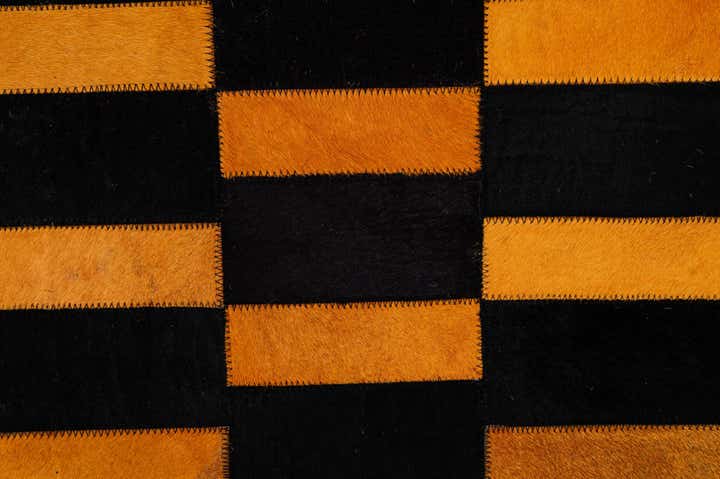 8' 3 x 9' 11 Cowhide - Patchwork Rug