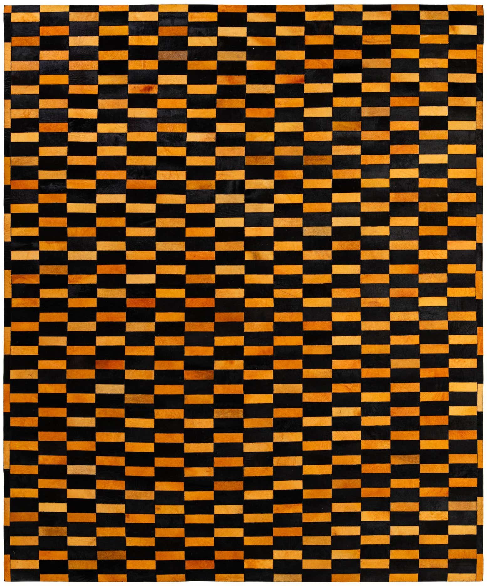 8' 3 x 9' 11 Cowhide - Patchwork Rug