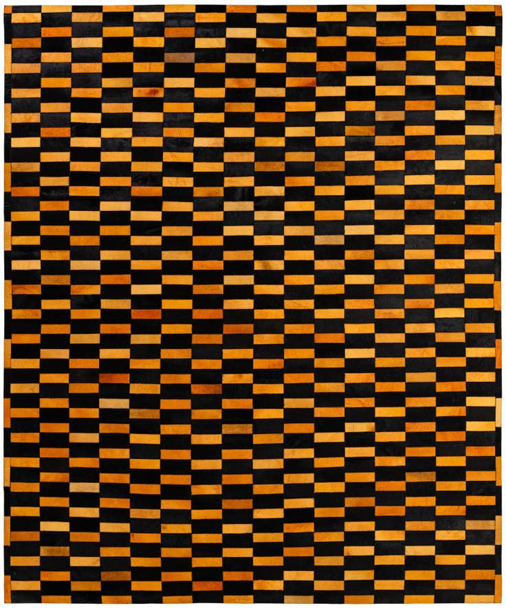 Detail image of 8' 3 x 9' 11 Cowhide - Patchwork Rug