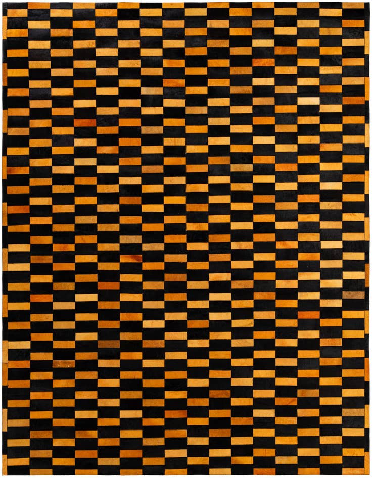 Detail image of 8' 3 x 10' Cowhide - Patchwork Rug