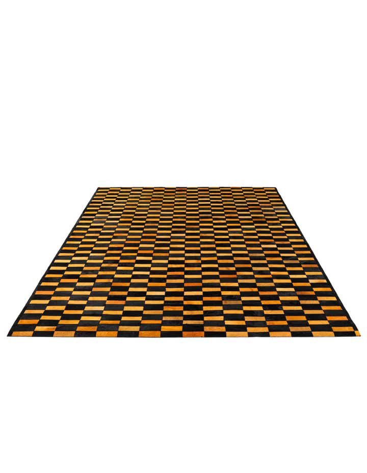 8' 1 x 10' Cowhide - Patchwork Rug