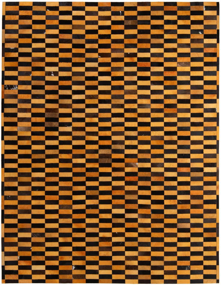 Detail image of 8' 1 x 10' Cowhide - Patchwork Rug