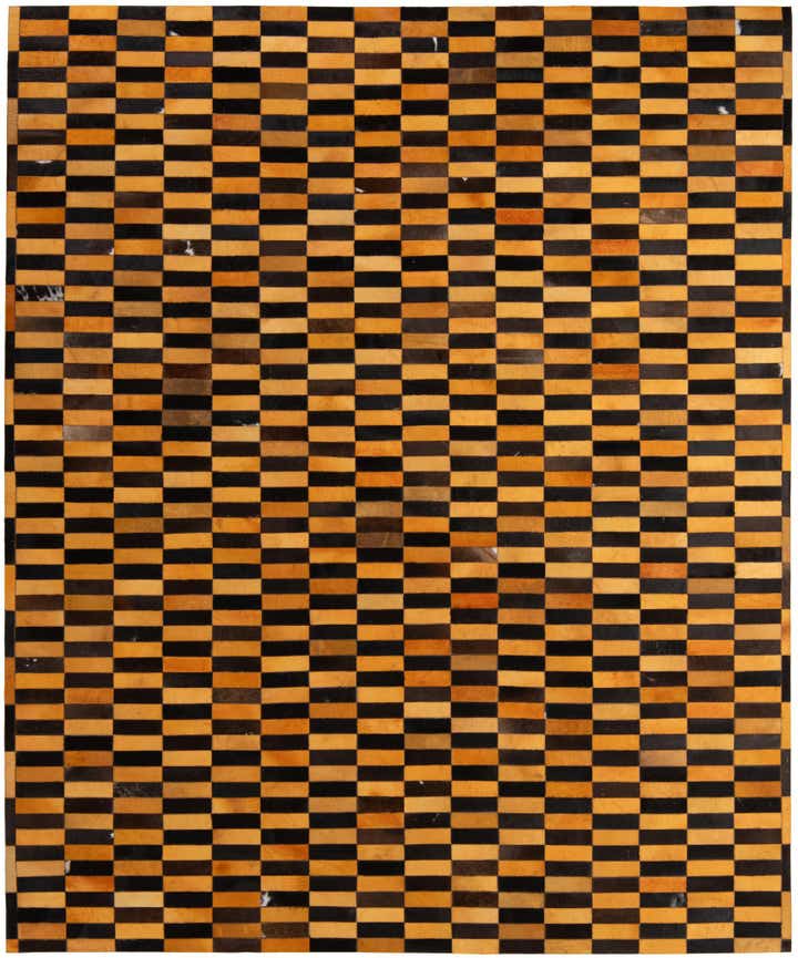 8' 1 x 10' Cowhide - Patchwork Rug