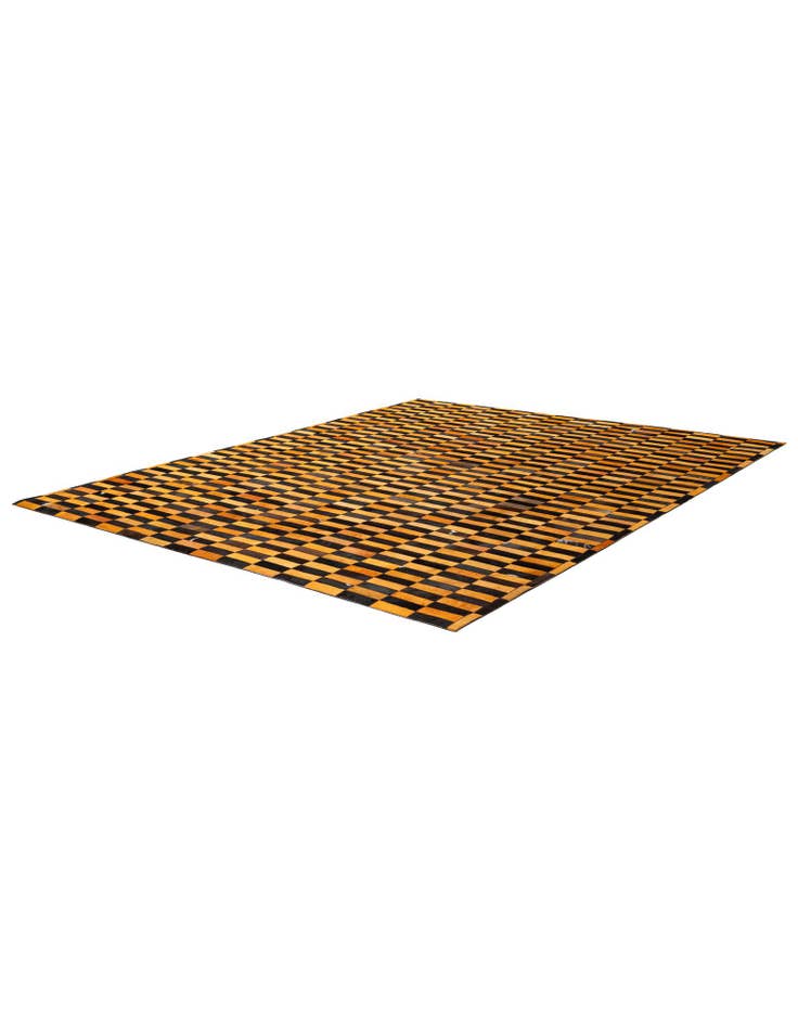 Detail image of 8' 1 x 9' 11 Cowhide - Patchwork Rug