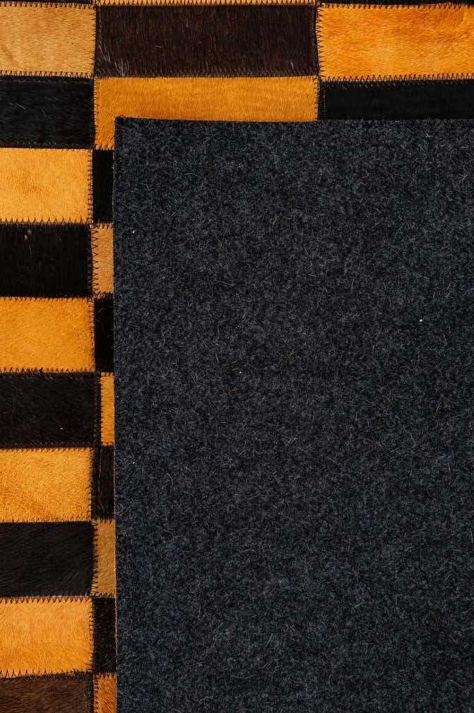 8' 1 x 9' 11 Cowhide - Patchwork Rug