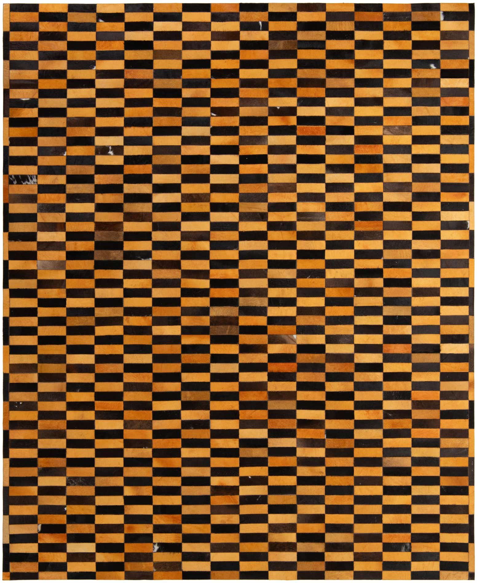 8' 1 x 9' 11 Cowhide - Patchwork Rug