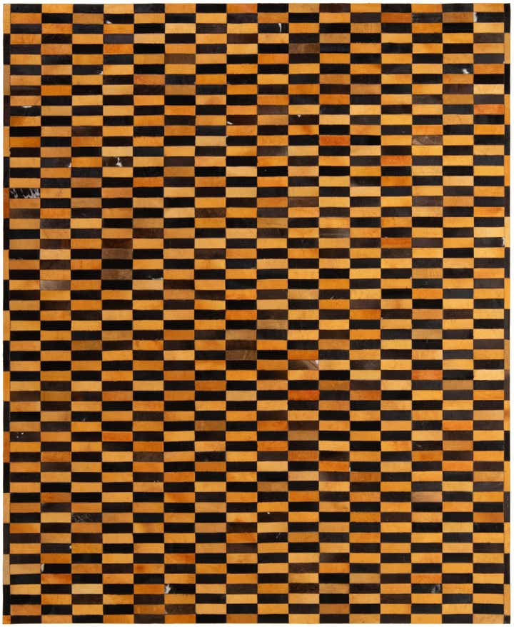 8' 1 x 9' 11 Cowhide - Patchwork Rug
