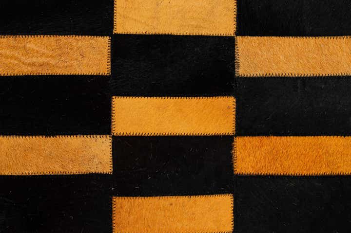 8' 3 x 9' 11 Cowhide - Patchwork Rug