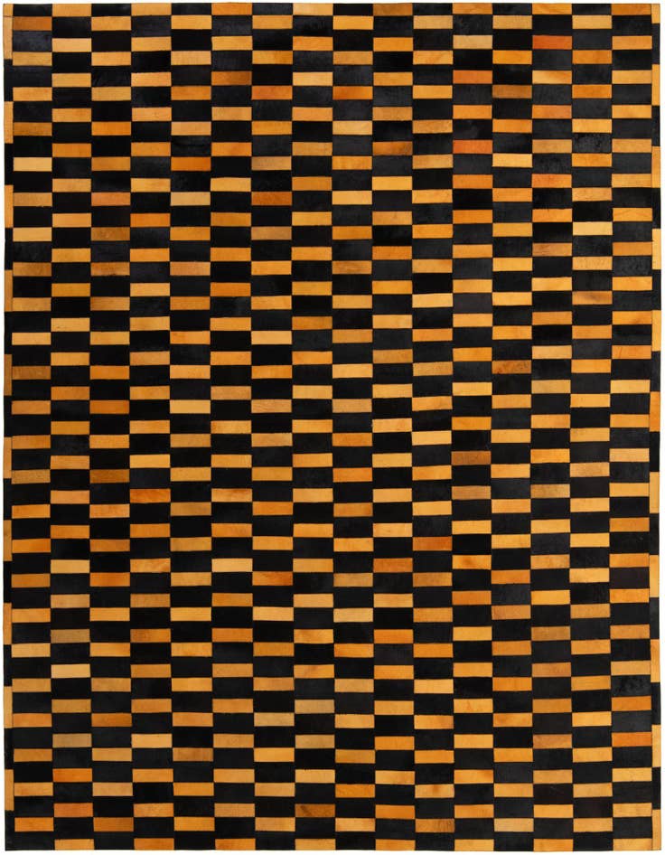 Detail image of 8' 3 x 9' 11 Cowhide - Patchwork Rug