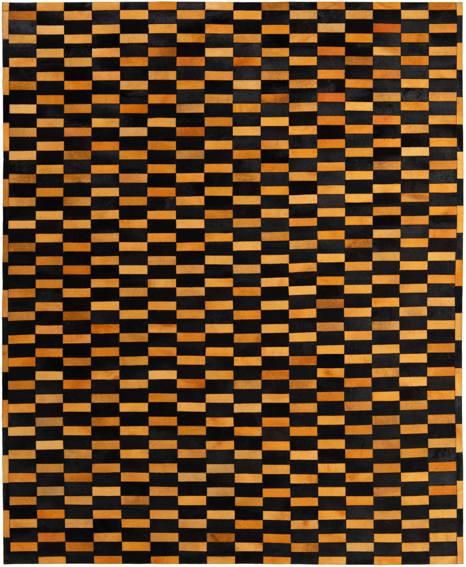 8' 3 x 9' 11 Cowhide - Patchwork Rug