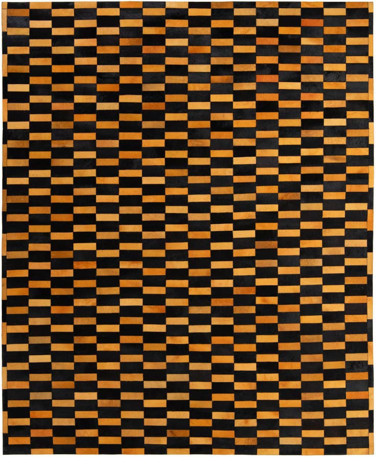 Detail image of 8' 3 x 9' 11 Cowhide - Patchwork Rug