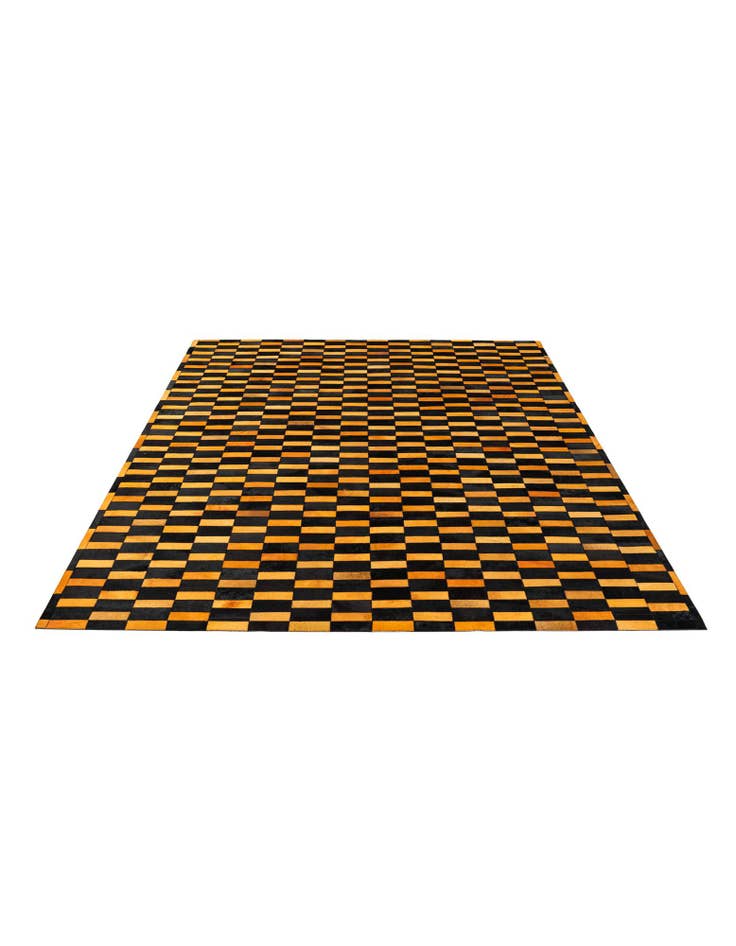 Detail image of 8' 3 x 10' Cowhide - Patchwork Rug