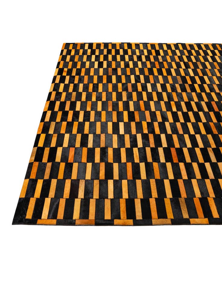 Detail image of 8' 3 x 10' Cowhide - Patchwork Rug