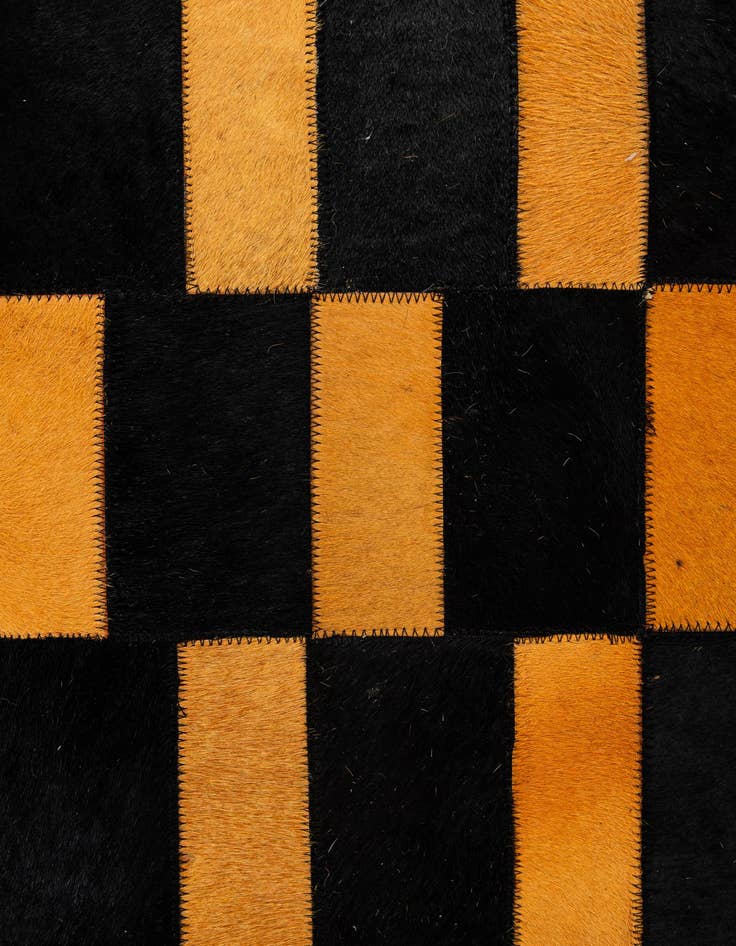 Detail image of 8' 3 x 10' Cowhide - Patchwork Rug