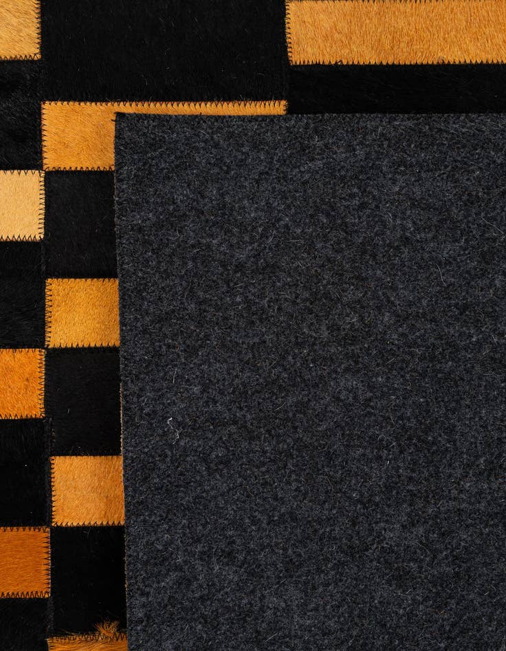 Detail image of 8' 3 x 10' Cowhide - Patchwork Rug