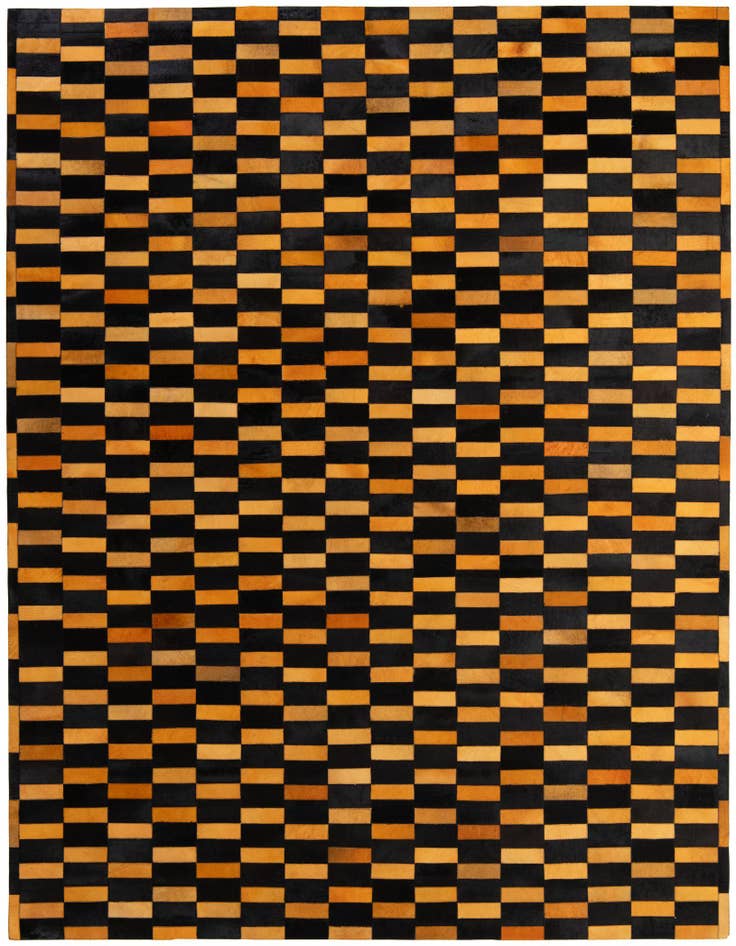 Detail image of 8' 3 x 10' Cowhide - Patchwork Rug