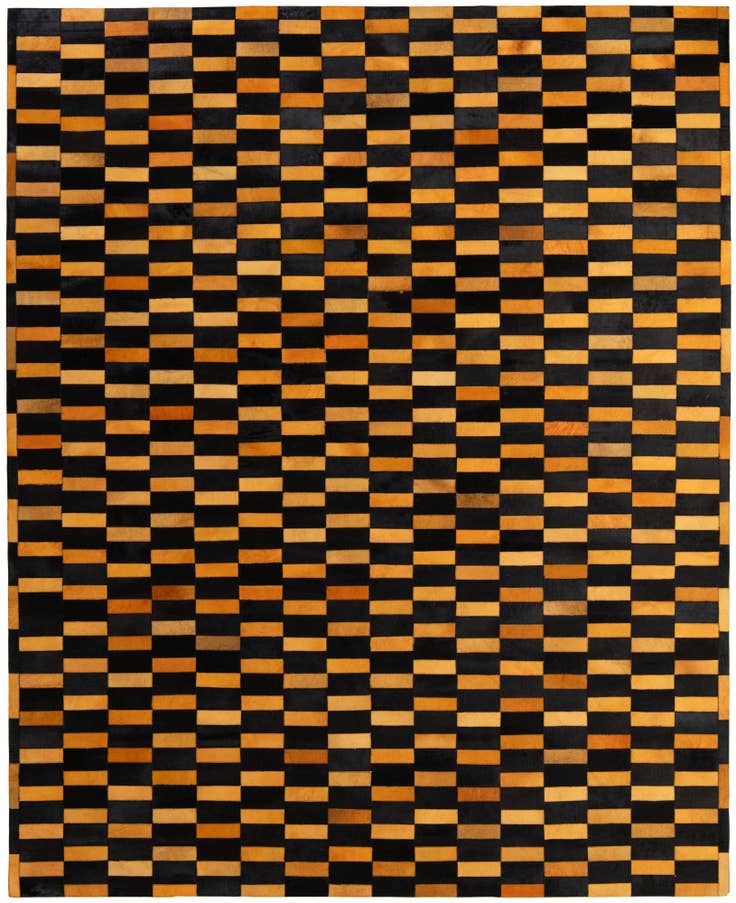 Detail image of 8' 3 x 10' Cowhide - Patchwork Rug