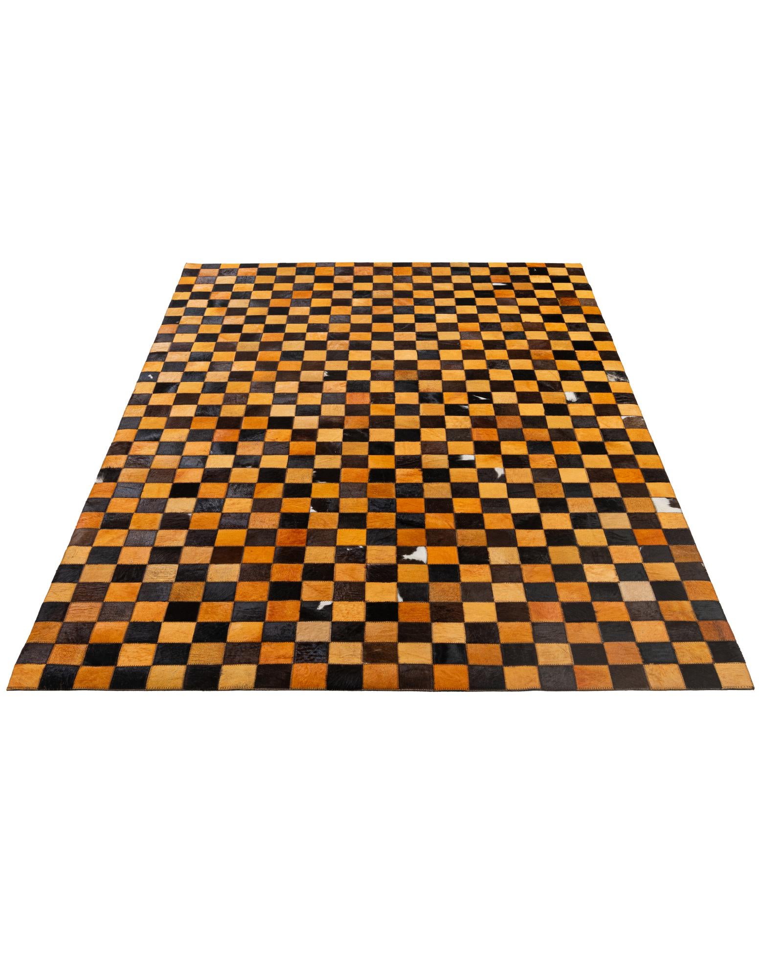 5' 2 x 8' 1 Cowhide - Patchwork Rug