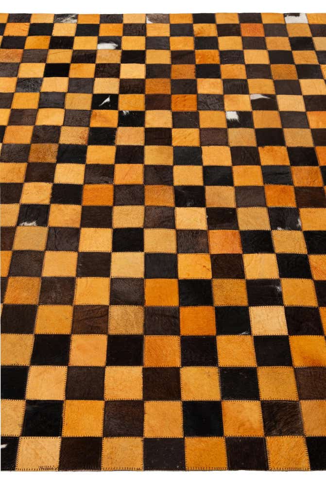 5' 2 x 8' 1 Cowhide - Patchwork Rug