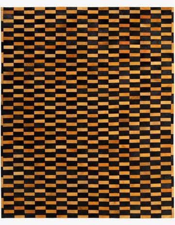 8' 3 x 9' 11 Cowhide - Patchwork Rug