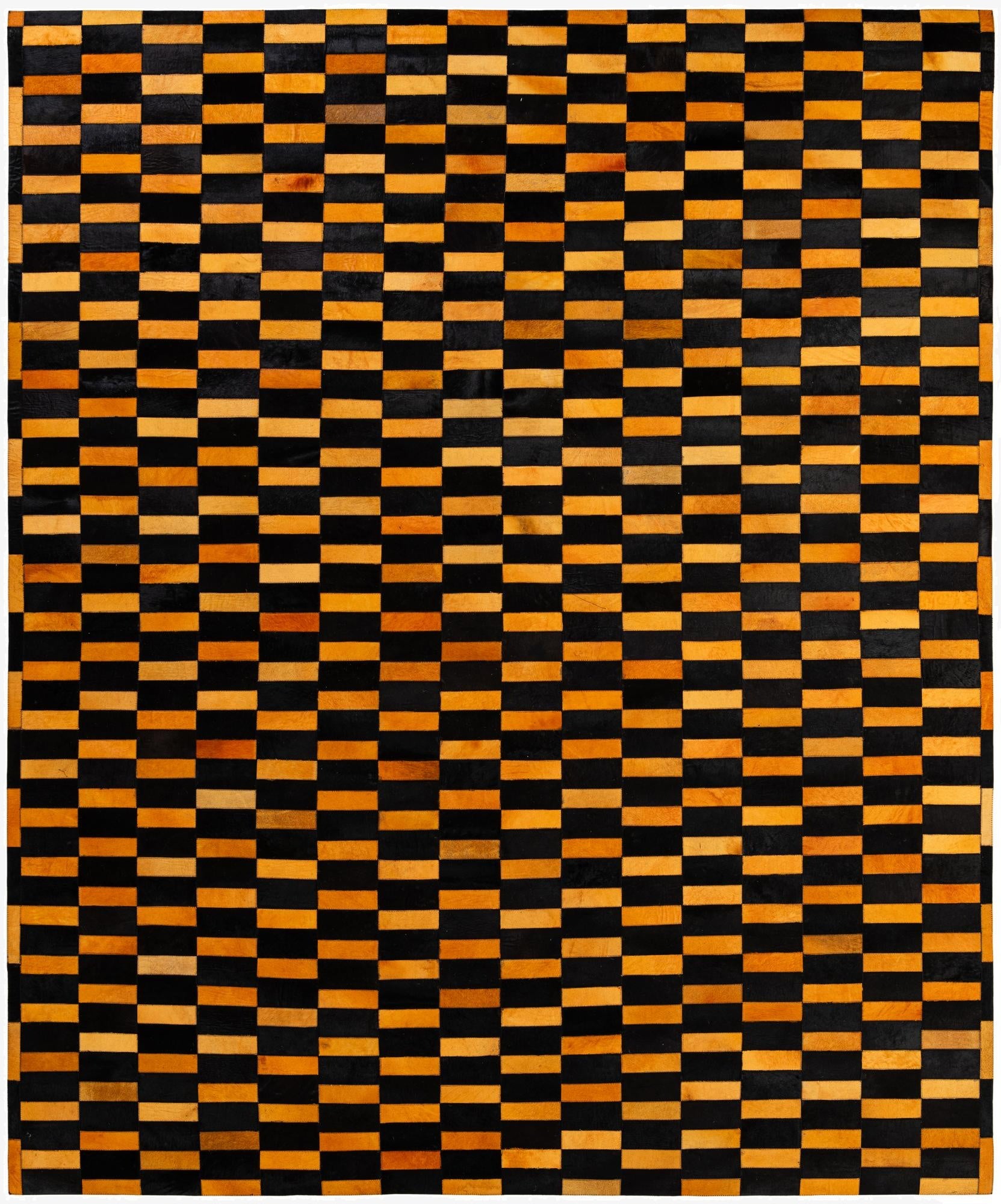 8' 3 x 9' 11 Cowhide - Patchwork Rug