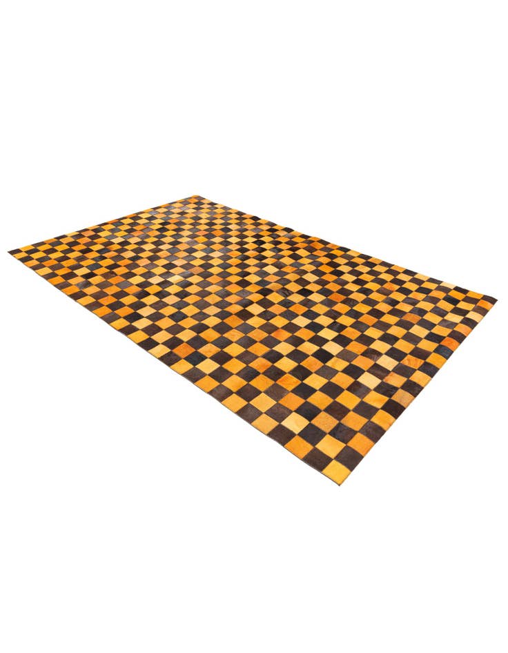 Detail image of 5' x 7' 11 Cowhide Stocks Rug