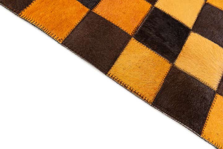 5' x 7' 11 Cowhide Stocks Rug