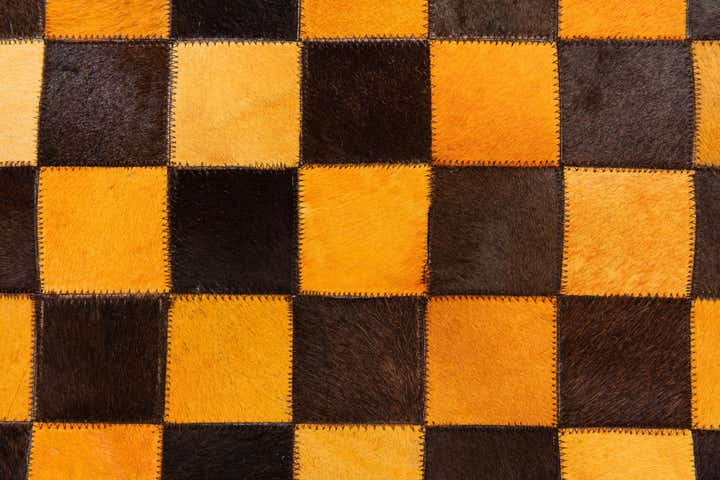 5' x 7' 11 Cowhide Stocks Rug