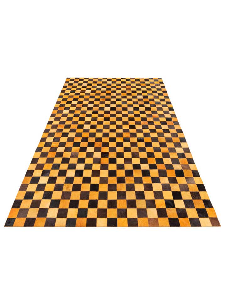 5' 2 x 8' Cowhide Stocks Rug