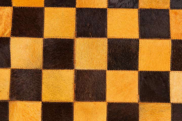 5' 2 x 8' Cowhide Stocks Rug