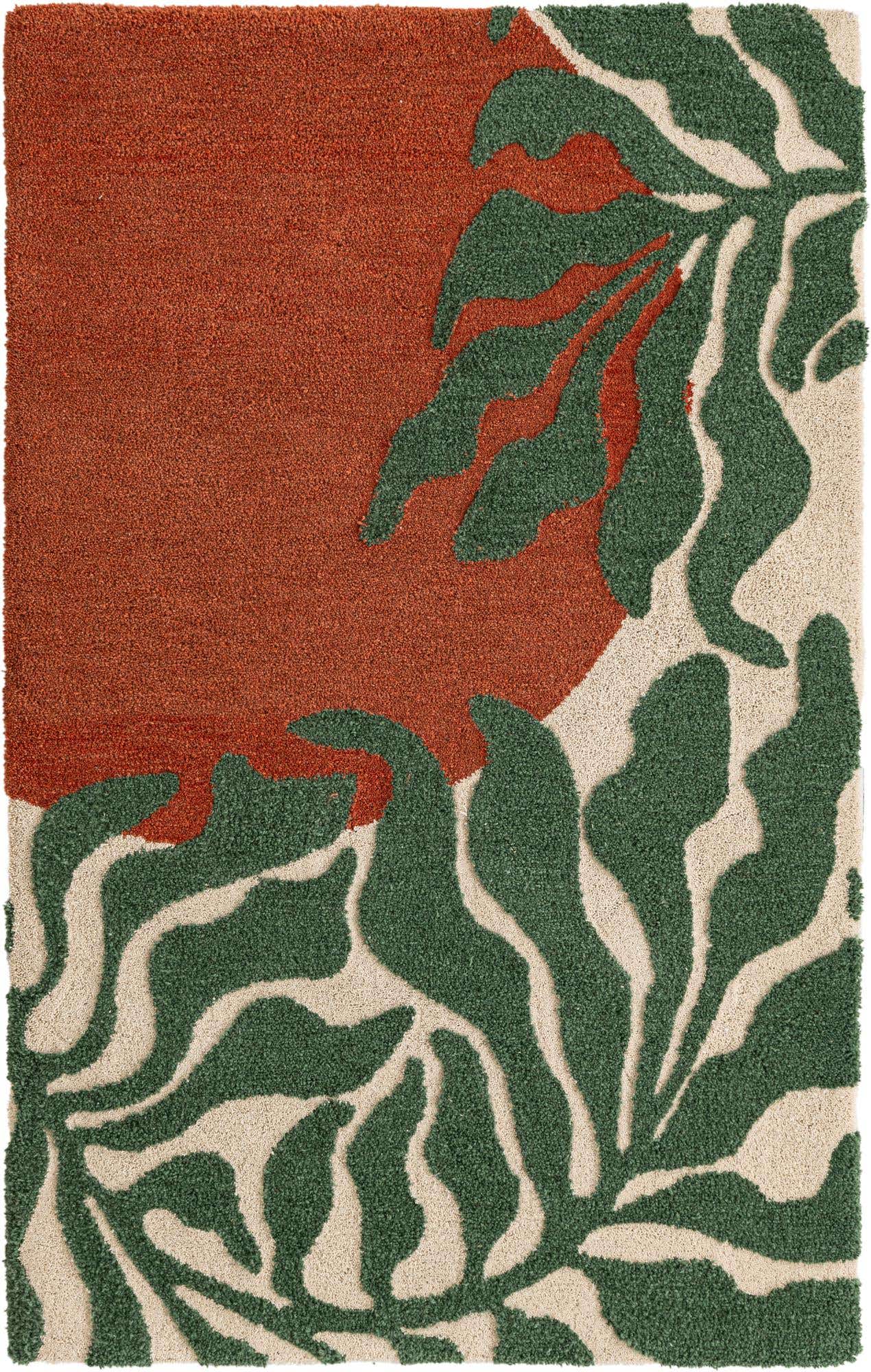 5' 1 x 8' Handtufted Wool Rug