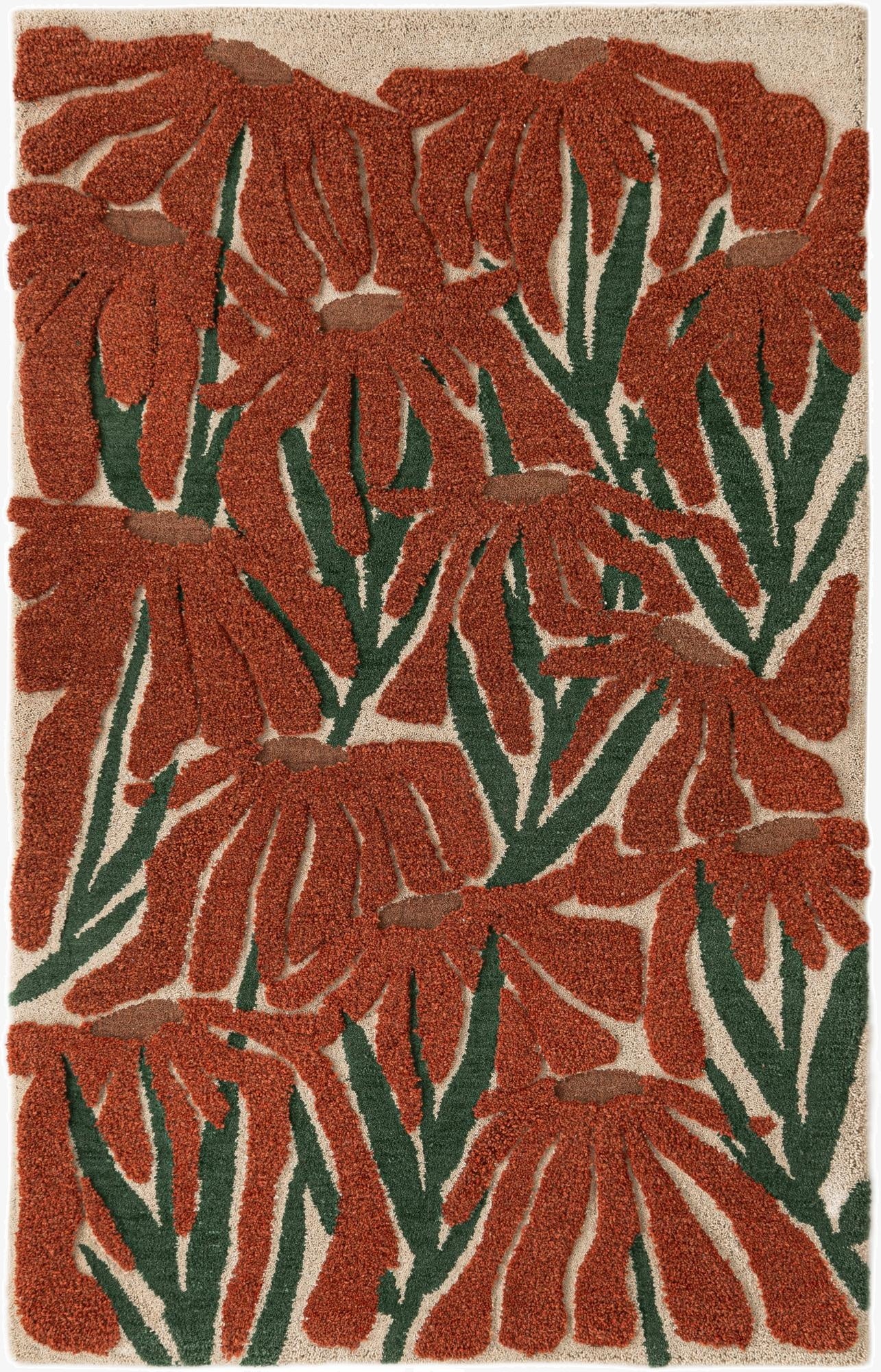 Primary image  6' 1 x 9' Handtufted Wool Rug