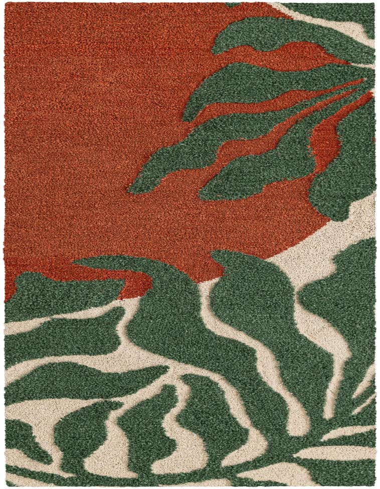 2' x 8' Handtufted Wool Runner Rug