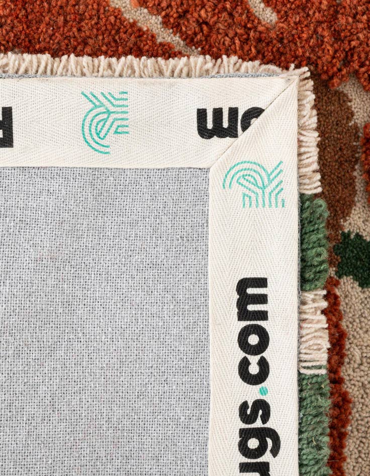 Detail image of 2' x 6' 1 Handtufted Wool Runner Rug