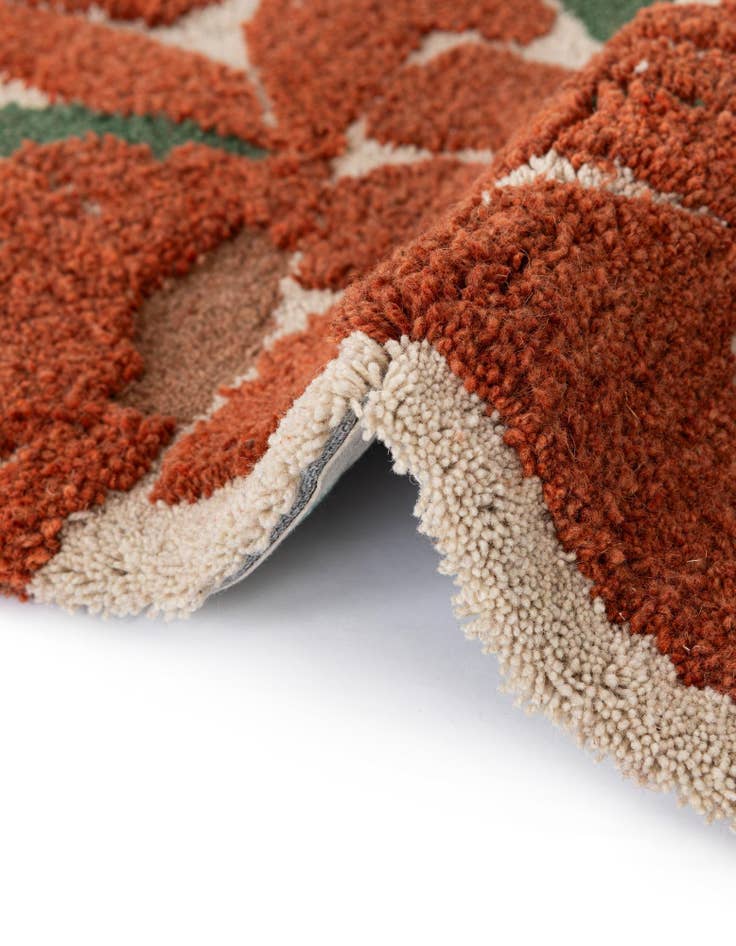 Detail image of 10' x 10' Handtufted Wool Square Rug