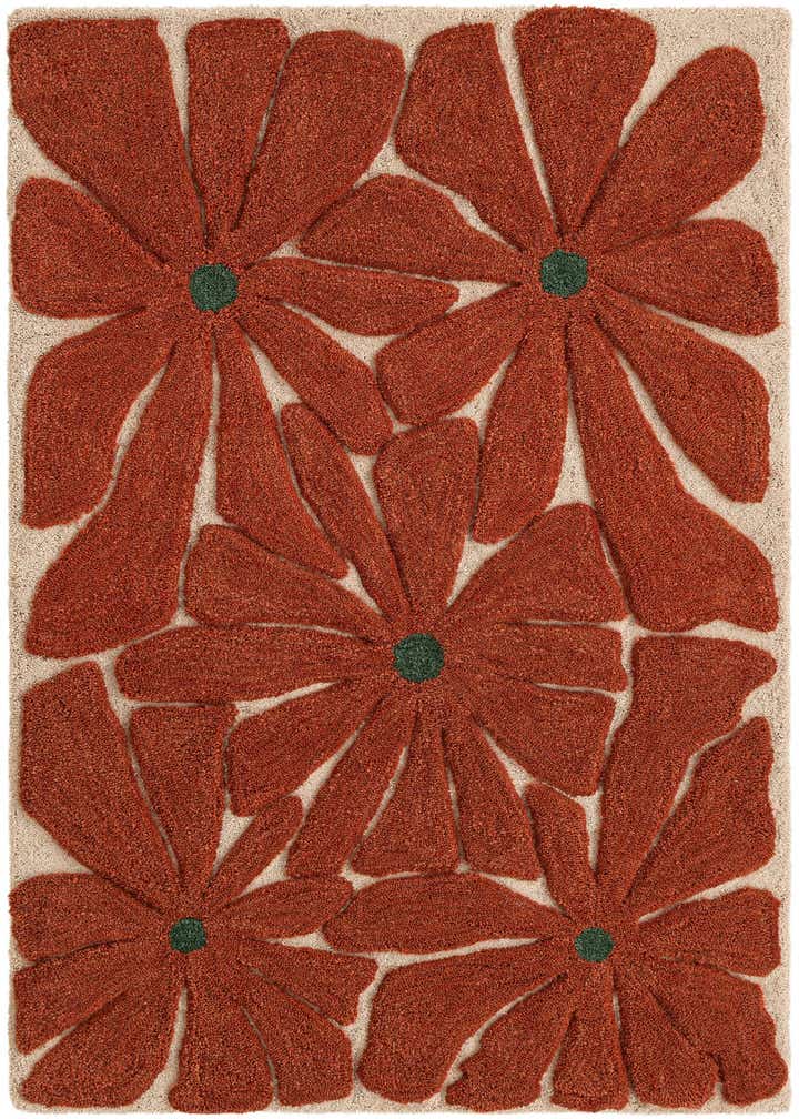3' 3 x 5' 3 Handtufted Wool Rug