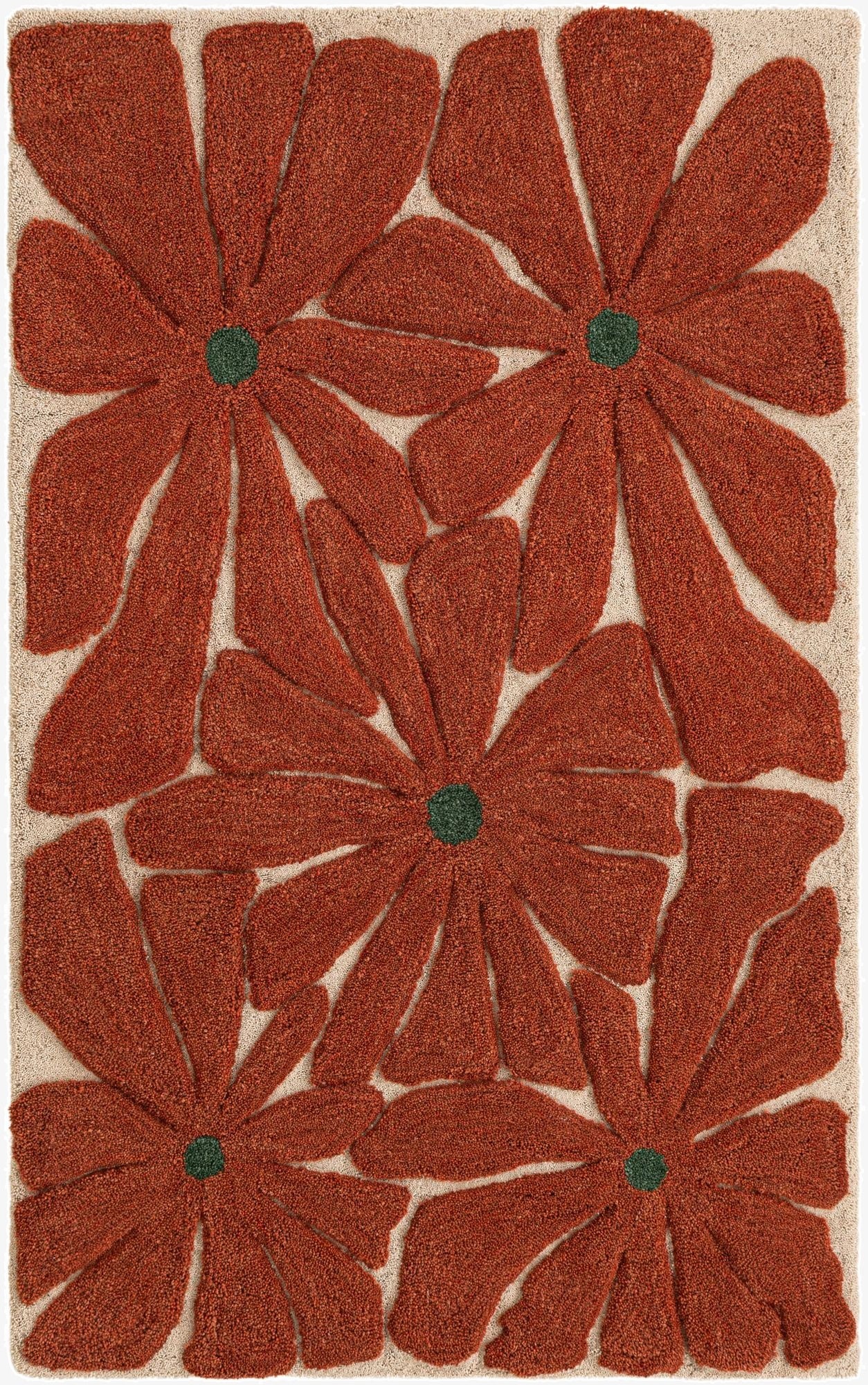 7' 1 x 10' Handtufted Wool Rug