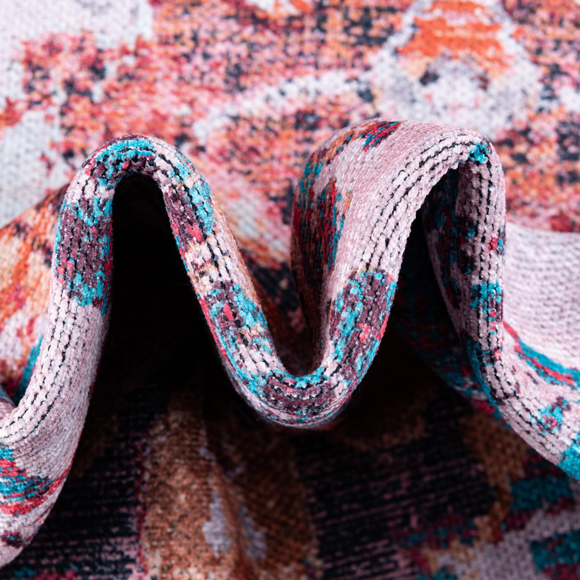 2' 7 x 12' Washable Francesca Runner Rug
