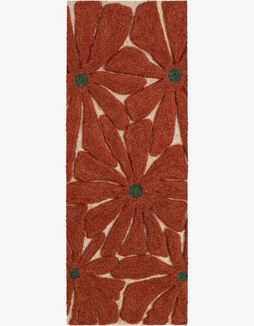 2' x 6' 1 Handtufted Wool Runner Rug