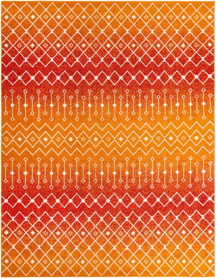 Detail image of 10' 8 x 14' Moroccan Trellis Rug