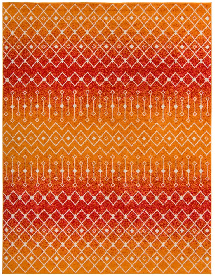 Detail image of 10' x 13' Moroccan Trellis Rug