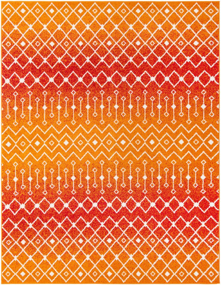 Detail image of 9' x 12' Moroccan Trellis Rug