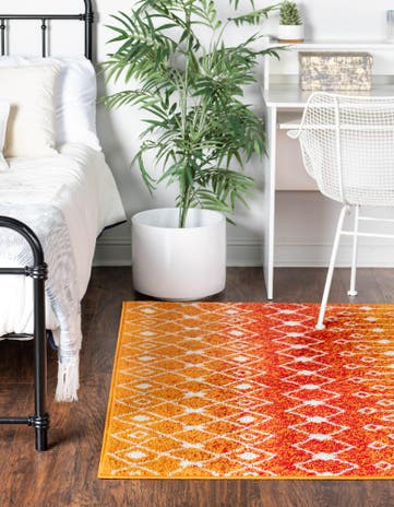 4' x 6' Moroccan Trellis Rug