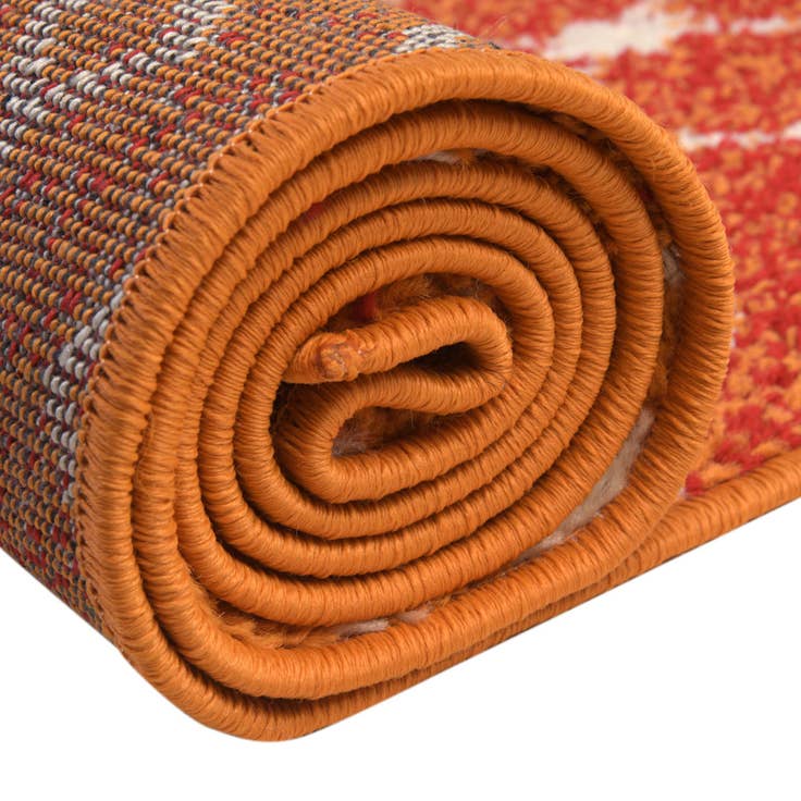 Detail image of 4' x 6' Moroccan Trellis Rug