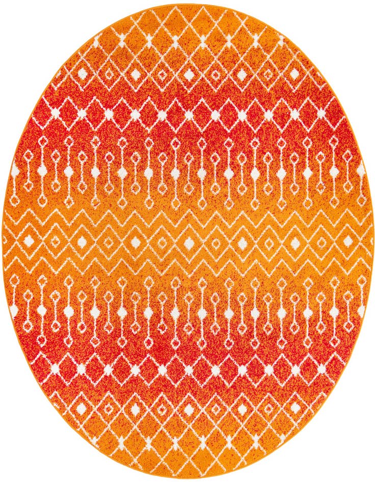 Detail image of 7' 10 x 7' 10 Moroccan Trellis Round Rug