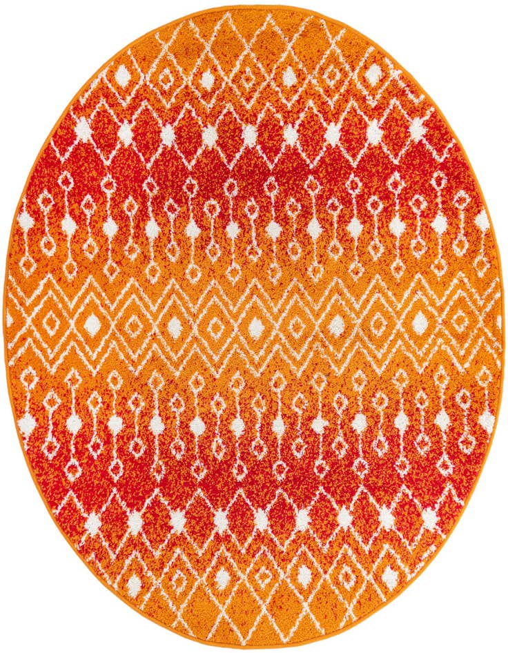 Detail image of 5' 3 x 5' 3 Moroccan Trellis Round Rug