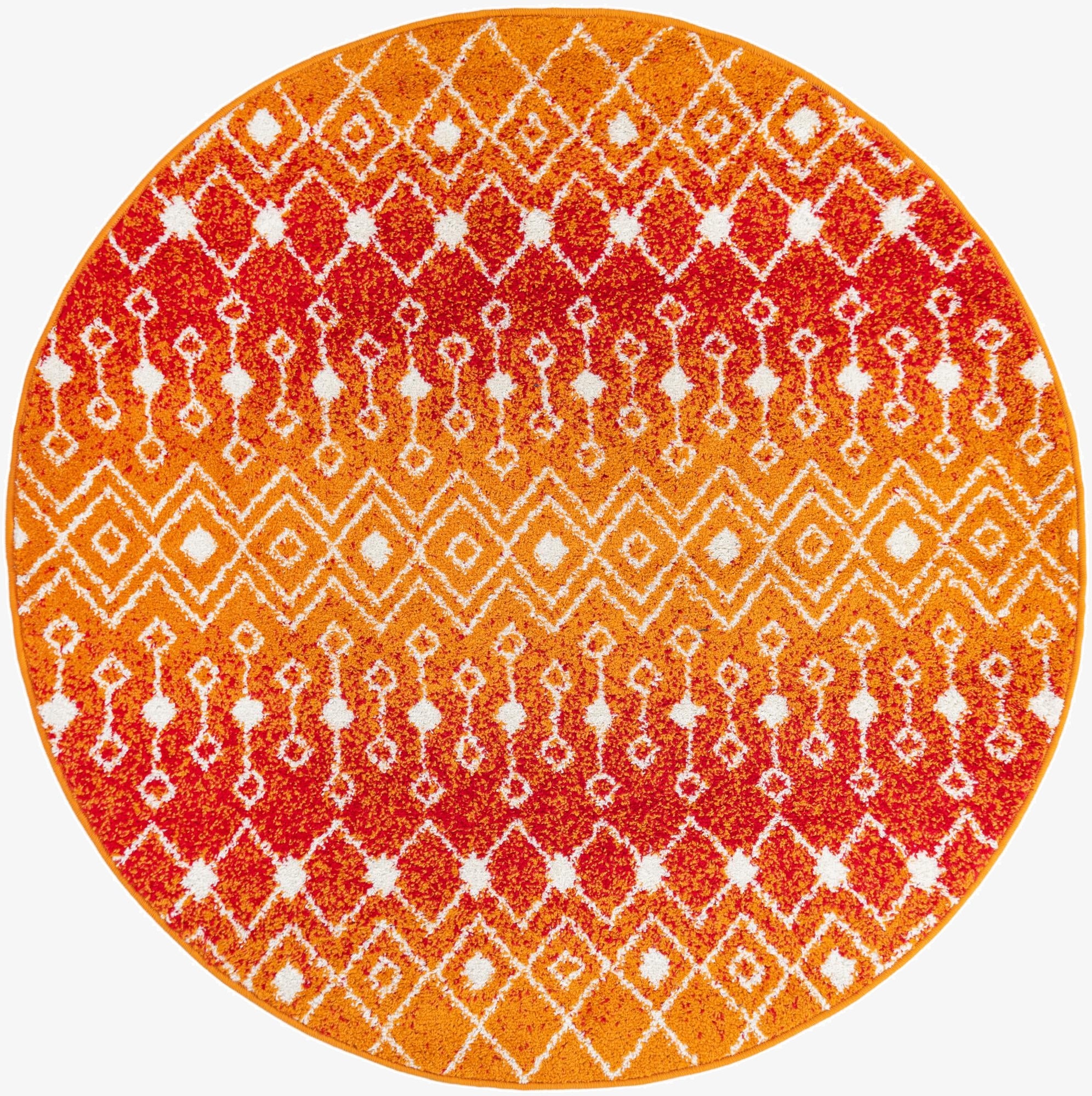 Primary image 5' 3 x 5' 3 Moroccan Trellis Round Rug