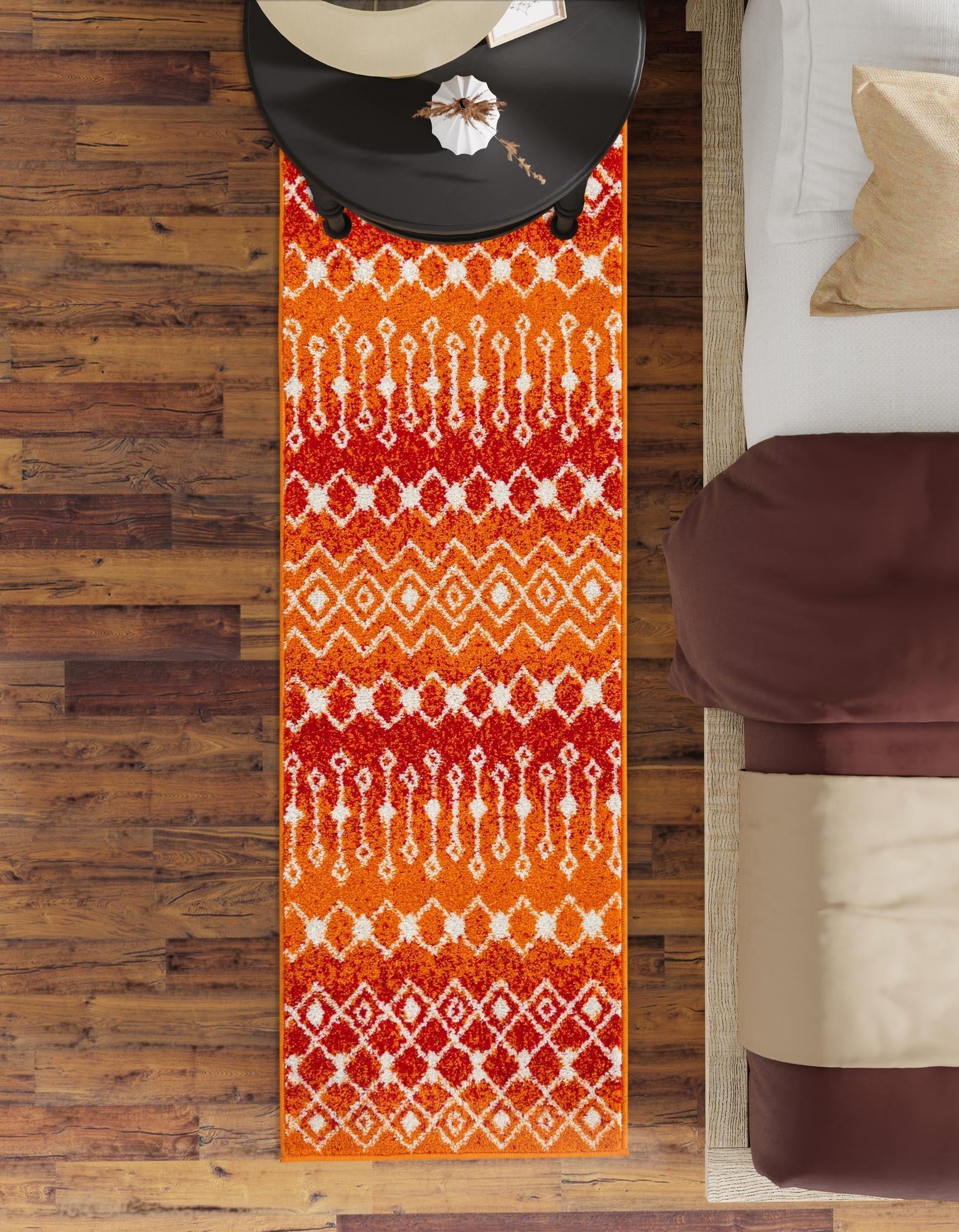 2' x 6' Moroccan Trellis Runner Rug